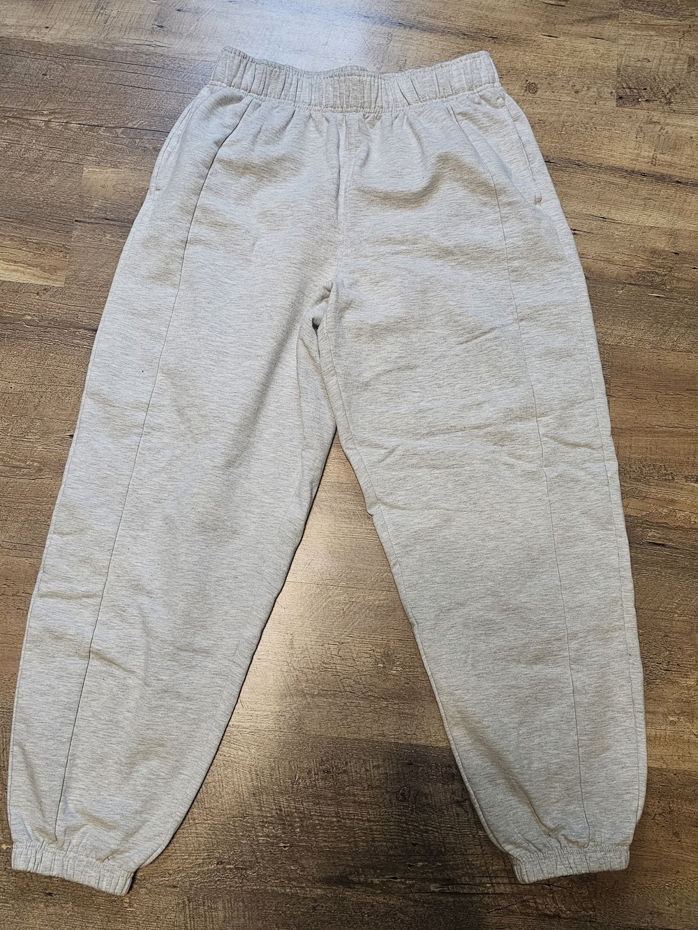 Yogalicious Light Gray Cloud Plush Sweatpants